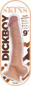 Dick Boy Skins 9" Suction Cup Dildo - Vanilla