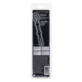 Alpha Liquid Silicone Dual Lasso - Black