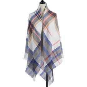 Women's Cashmere-like Plus-sized Double-sided Qicaigei Scarf Shawl (Option: A6-140X140CM)