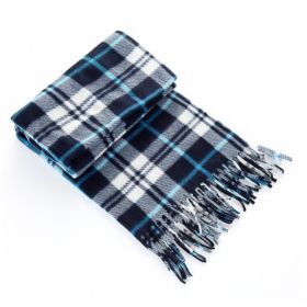 Autumn And Winter Black And White Plaid Plus-sized Thickening Thermal Men's And Women's Scarf (Option: 17color-165cm)